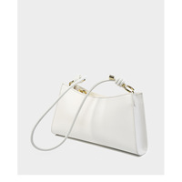 Women Genuine Leather Tote Handbags Crossbody Bags White - Thumbnail 2