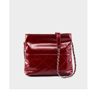 Genuine Leather Women Shoulder Handbags Leather Tote Bag Red - Thumbnail 2