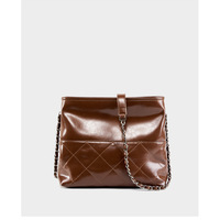 Genuine Leather Women Shoulder Handbags Leather Tote Bag Brown - Thumbnail 3