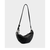 Genuine Leather Women Shoulder Crossbody Bag Black - Thumbnail 2