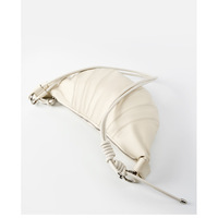 Genuine Leather Women Shoulder Crossbody Bag White - Thumbnail 3