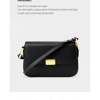 Women Genuine Leather Crossbody Bag Black - Thumbnail 1