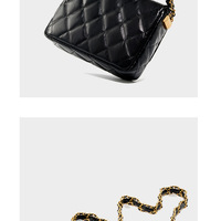 Women's Genuine Leather Shoulder Bags Hobo Handbags Black - Thumbnail 4