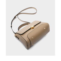 Genuine Leather Women's Hangbags Crossbody Bag Bronze - Thumbnail 4