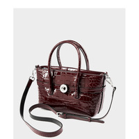 Women Genuine Leather Satchel Bags Top Handle Crossbody Purses and Handbags Red - Thumbnail 3