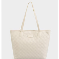 Women??s Tote Handbag Genuine Leather Shoulder Bag Large Capacity Work Bag White - Thumbnail 1