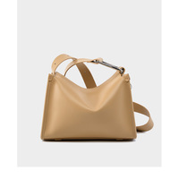 Genuine Soft Leather Shoulder Tote Crossbody Purses Bucket Bags Brown - Thumbnail 3