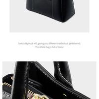 Women Genuine Leather Purses Handbags Tote Bag Shoulder Bag Top Handle Satchel Ladies Crossbody Hobo Bags Bucket Bag Black - Thumbnail 3