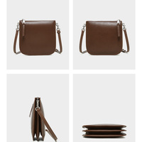 Women Genuine Leather Totes Shoulder Bag Purses and Handbags Brown - Thumbnail 2