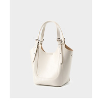 Genuine Leather Shoulder Bags Purses and Handbags for Women Satchel Designer Cross Body Hobo Bag White - Thumbnail 2