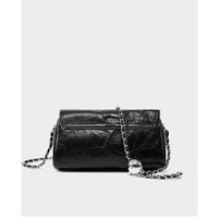 Woman Handbag Luxury Leather Underarm Shoulder Casual Tote Lady Soft Bucket Bag Black - Thumbnail 4