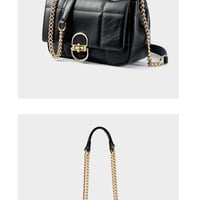 Genuine Leather Small Purses and Handbags for Women Vintage Real Leather Shoulder Bag Black - Thumbnail 2