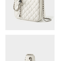 Women Tote Bag Genuine Leather Crossbody Bag Large Capacity Handbags White - Thumbnail 1