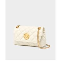 Genuine Leather Purse Women Shoulder Bag Crossbody Satchel Ladies Tote Travel Purse White - Thumbnail 2