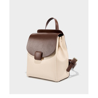 Genuine Leather Backpack Large Capacity College Student Travel Backpack Multi - Thumbnail 4