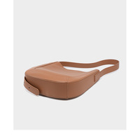 Genuine Leather Women Fashion Shoulder Designer Purses and Handbags Brown - Thumbnail 2