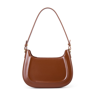 Genuine leather women's handbag ladies shoulder tote messenger hobo bag brown - Thumbnail 4