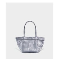 Genuine Leather Fashion Women's Handbag Messenger Bag Silver - Thumbnail 2