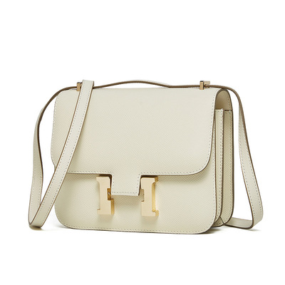 Genuine leather women shoulder purses and handbags white - Thumbnail 5