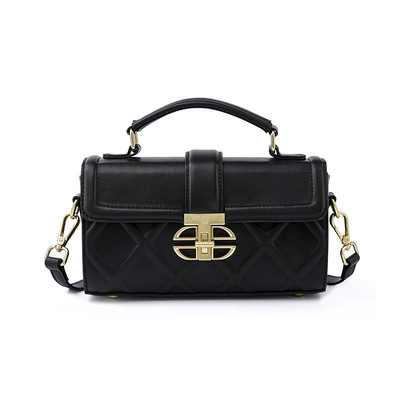 Women's genuine leather tote bag purse handbags wallet black - Thumbnail 4