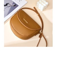 Women Genuine Leather Purses Handbags Tote Bag Shoulder Bag Brown - Thumbnail 1