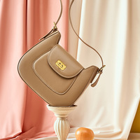 Genuine Leather Fashion Hobo Bags Large Purse and Handbags Brown - Thumbnail 1