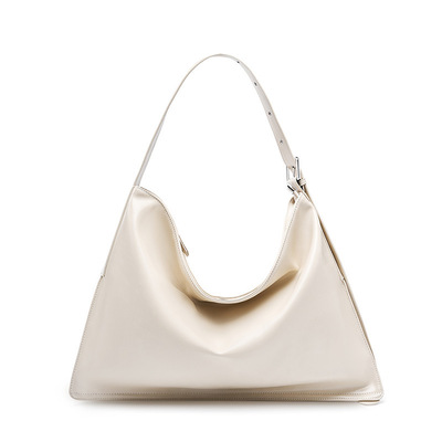 Genuine leather fashion hobo bags large purse and handbags white - Thumbnail 2