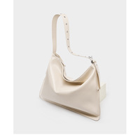 Genuine Leather Fashion Hobo Bags Large Purse and Handbags White - Thumbnail 3