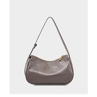 Genuine Leather Womens Handbags Ladies Purse Satchel Shoulder Bags Grey - Thumbnail 2