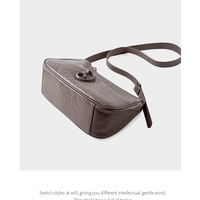 Genuine Leather Womens Handbags Ladies Purse Satchel Shoulder Bags Grey - Thumbnail 4