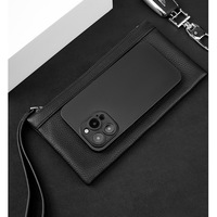 Genuine Leather Crossbody Purses Women Black - Thumbnail 3