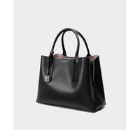 Genuine Leather Womens Fashion Purses and Handbags Top Handle Satchel Tote Bags Black - Thumbnail 2