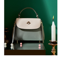 Genuine Leather Women Purses and Handbags Shoulder Tote Bags Top Handle Satchel Multi - Thumbnail 2