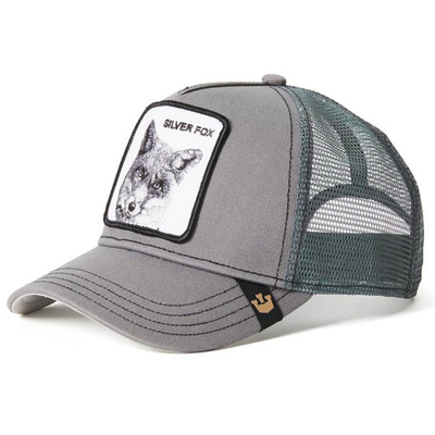 Baseball cap adjustable size silver fox grey - Thumbnail 4