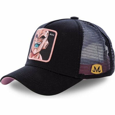 Cartoon dragon ball baseball cap buu black