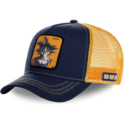 Cartoon dragon ball baseball cap goku blue - Thumbnail 3