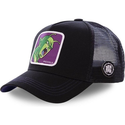 Cartoon dragon ball baseball cap piccolo black - Thumbnail 1