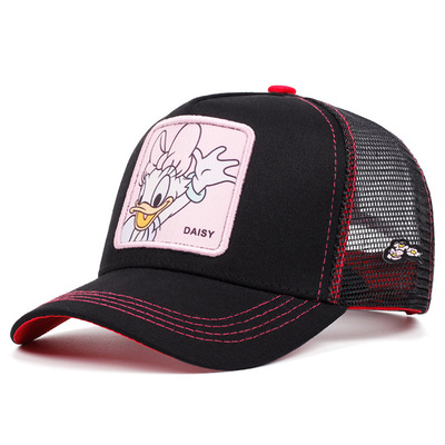 Baseball cap daisy black red - Thumbnail 1