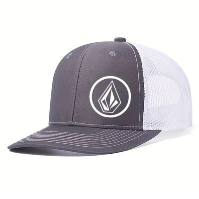 The world trucker baseball cap hat-unisex diamond grey white - Thumbnail 2