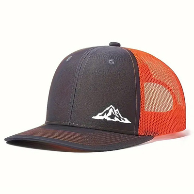Baseball cap richardson outdoor mesh cap grey orange - Thumbnail 1