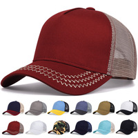 Summer Mesh Baseball Cap for Men Women Trucker Mesh Hat Baseball Hats Outdoor Sports Running hat Multi - Thumbnail 1