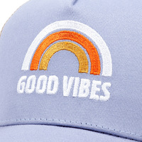 Baseball Cap GOOD VIBES Blue - Thumbnail 3