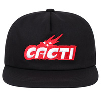 Travis Scott Baseball Cap CACTI Hat Black - Thumbnail 1