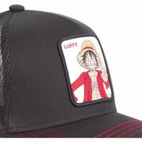 LUFFY Embroidered Baseball Cap Black - Thumbnail 1