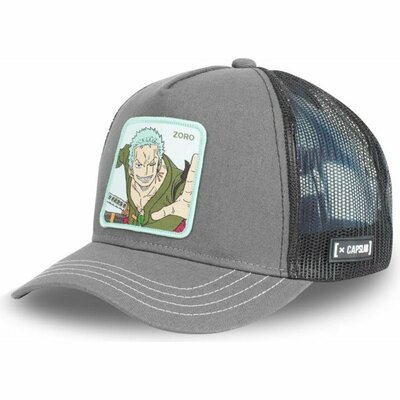 Zoro embroidered baseball cap grey - Thumbnail 3