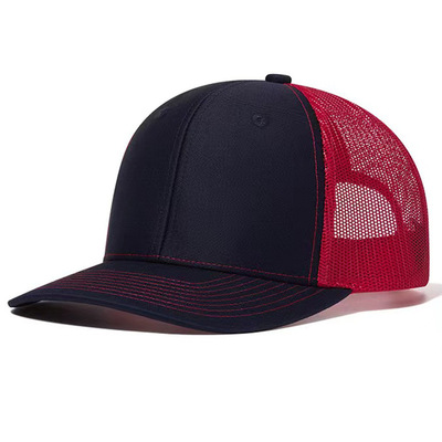 Richardson baseball cap outdoor peaked cap black red - Thumbnail 3