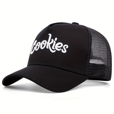 Cookies baseball cap outdoor sports mesh peaked cap black - Thumbnail 4
