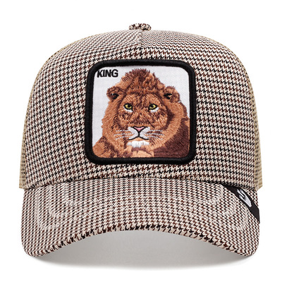 KING Embroidered Baseball Cap Outdoor Sports Mesh Peaked Cap Multi