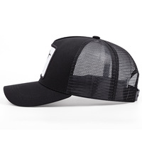 Embroidered Of CS GO Baseball Cap Outdoor Sports Mesh Peaked Cap Black - Thumbnail 2