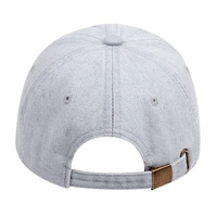 Cowboy Hole Baseball Cap Outdoor Sports Mesh Peaked Cap Blue - Thumbnail 2